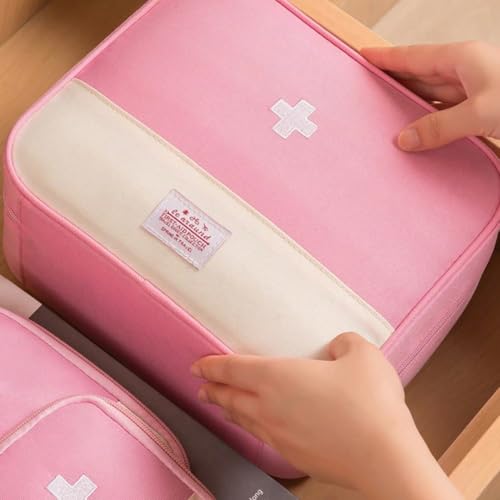 Kit Completo botiquin de Primeros Auxilios Apto para Viaje y casa, Incluye maletin Medico y Dos neceseres para medicamentos, se Puede Usar para casa, Coche, montaña - imagen 5