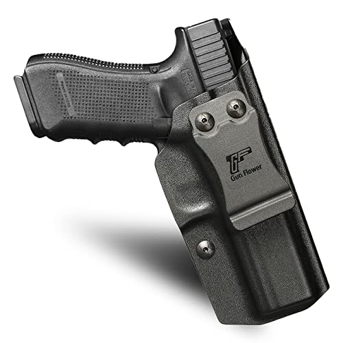Glock 17 Holster, IWB/OWB Convertible KYDEX Holster for Glock 17 / Glock 22 /Glock 31, Outside Waistband & Inside Waistband Concealed Carry, Adj. Cant & Retention Pistols Holster