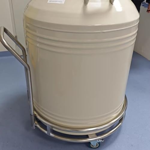 Soporte móvil for cubeta con Carrito: Marco Duradero for cubeta de Leche y Soporte for Botella de Gas(72X62cm)