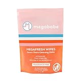Megababe Mega Fresh Wipes Care - Down - There Cleansing Cloths 18 Individual Wipes Coconut Hibiscus by Texpertnmore