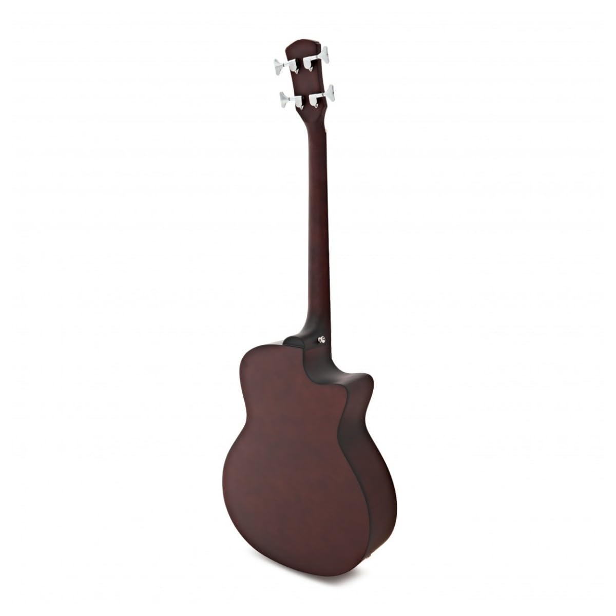 Gear4music AB100 Guitare basse acoustique pour gaucher Naturel