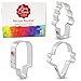 Ice Cream Cookie Cutters 3-Pc. Set Made in USA by Ann Clark, Popsicle, Hard and Soft Serve Ice Cream Cone