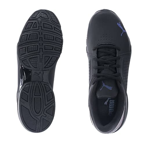 Image of Puma Mens Viz Runner Puma Black-Puma White Running Shoe