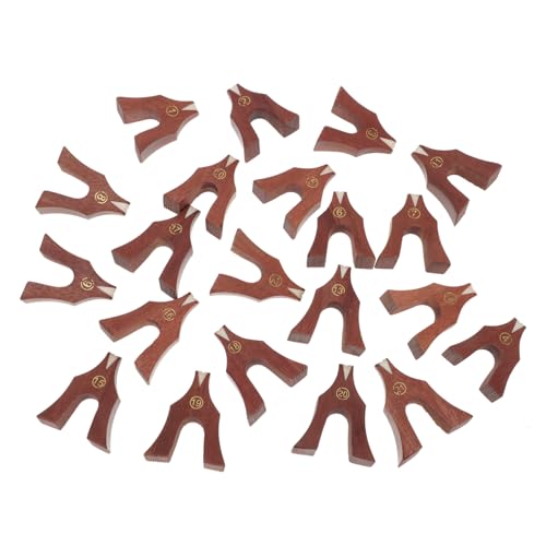 FUNOMOCYA 21個耐久性天然木製古筝琴? 古筝弦支柱 全号交換用パーツ 演奏者