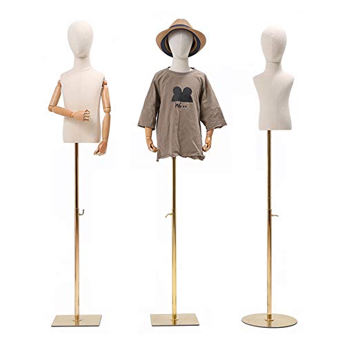 Maniquí de costura infantil para tienda de ropa accesorios y soporte escaparate 3