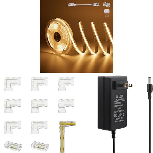 Tira LED COB PAUTIX 6.1m 3087 LEDs Blanco cálido 2700K miniatura 1