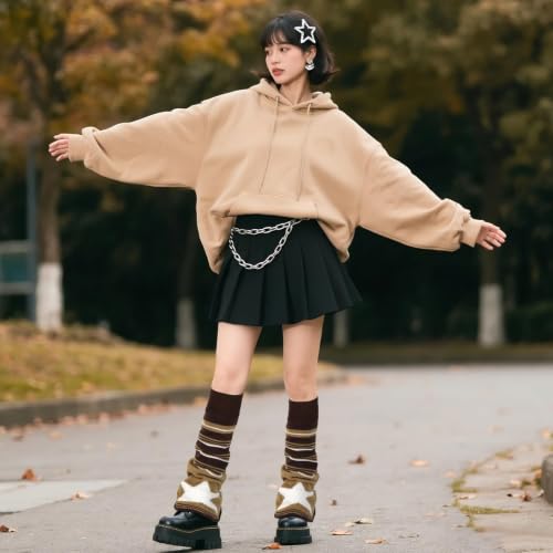 Image of Junely Leg Warmers for Women Kawaii Leg Warmer Baggy Legwarmers