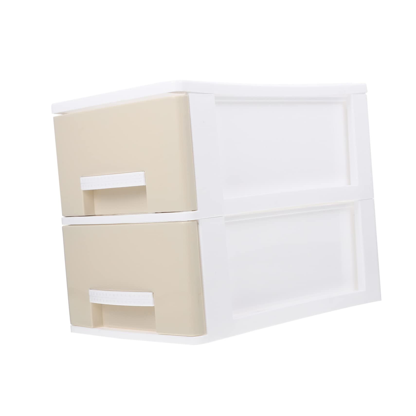 MAGICLULU Transparente Desktop Aufbewahrungsbox mit Schublade, 2-lagig