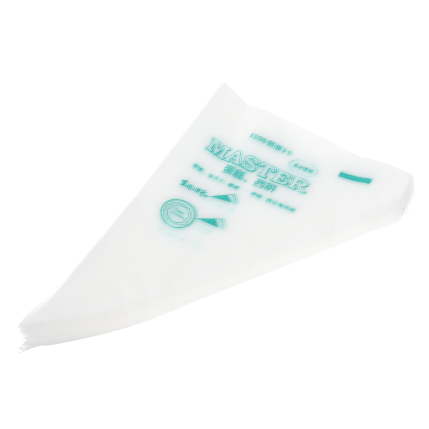 Mikinona Strong Piping Bag Set 200pcs Cake Piping Bags Food-grade Plastic Easy to Adjust Opening for Smooth Decorating