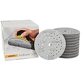 Mirka Iridium Soft Schleifscheiben Ø 125 mm/Korn P600 / Klett Multifit / 20 Stück/schaumbasiertes Schleifmittel für präzises Trockenschleifen, Klarlackschliff, Finish