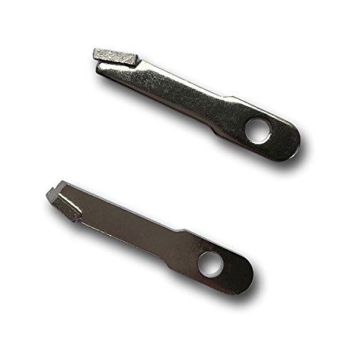 QWORK Twin Blade Adjustable Hole Saw Cutter with ABS Dust Shield for Recessed Lights Speakers Cornhole Boards Cuts Plywood Sheetrock Plaster Fiberglass Plastic, 1-5/8