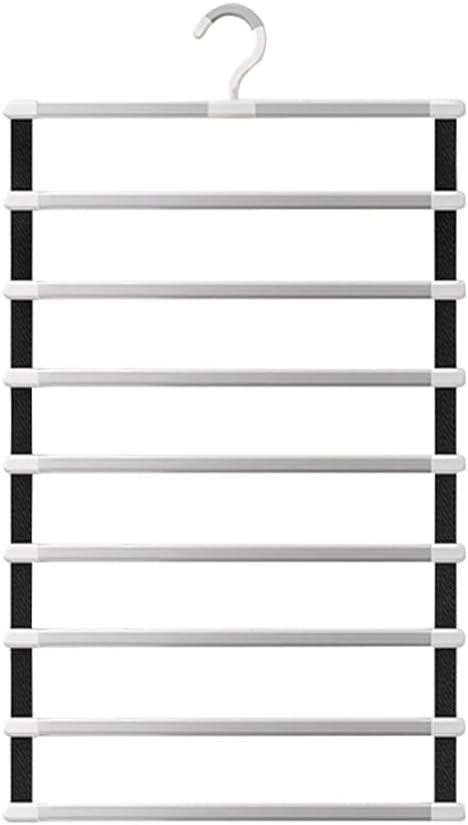 Pants Hanger 6/8 Tier Storage Rack Wardrobe Wall Organizer(8 Layers)