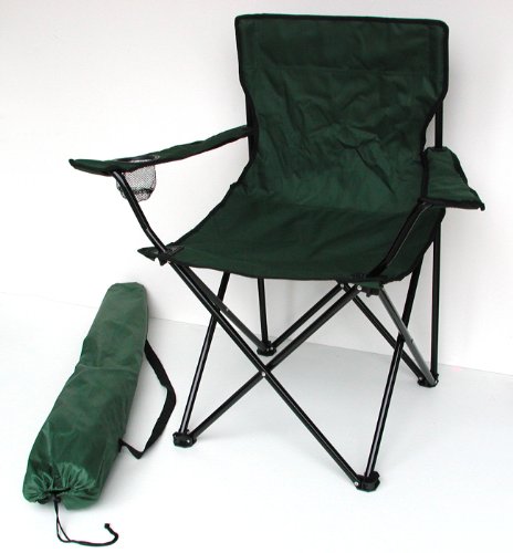 Lex Silla Plegable Verde Silla de Camping Pesca Silla getraenk Plana
