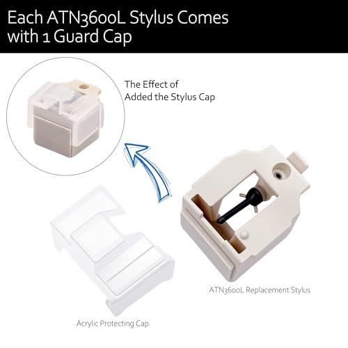 Image of ATN3600L ATN3600LC Conical Replacement Stylus Needle, Compatibility for Audio-Technica AT-LP60 series, AT-LP60X, AT-LP60XBT,Sound Burger, AT-SB727, AT-SB2022 Turntable Record Player