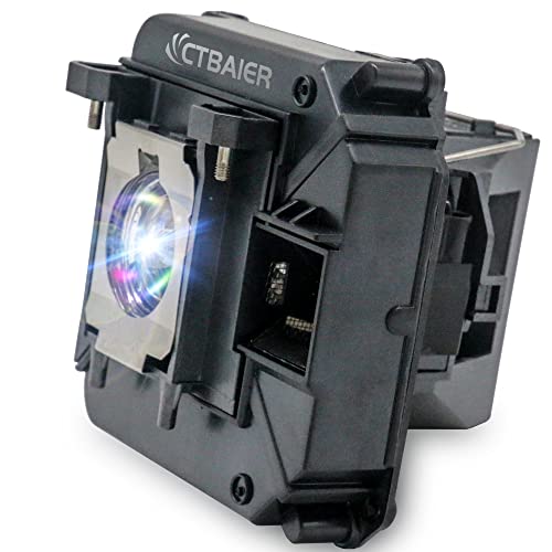 CTBAIER ELP68 powerLite Home Cinema for EPSON EH-TW5900 EH-TW6000 EH-TW6000W HC3010E HC3010 3010 3020 3010E 3020E EH-TW5910 EH-TW6100 EH-TW6100W V13H010L68 Replacement Projector Lamp Bulb