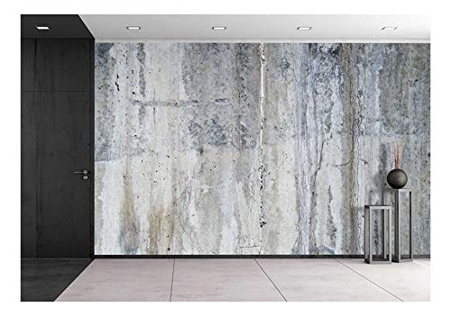 Wall26 - Grunge Concrete Wall - Removable Wall Mural | Self-Adhesive Large Wallpaper - 100X144 Inches #TOP22