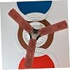 IMIKEYA Real Walnut Grain Fan Blades for Ceiling Fan Replacement Parts Wood Grain Texture for Modern Home