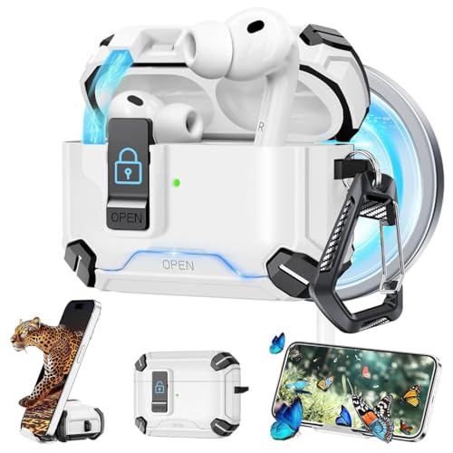 Image of ZORBES Compatible with AirPods Pro 3 Case with Lock, TPU Magnetic Cover