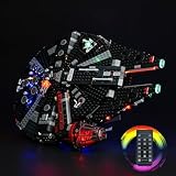 レゴダークファルコン用LEDライトキット、レゴ75389スターシップビルディングブロックモデルと互換性のある照明セット(ライトのみ、レゴセットなし)