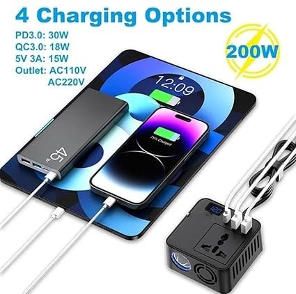 Image of Jaxter Universal Car Charger | Worldwide Adapter for All Vehicles - Fast Charging for Smartphones, Tablets & USB Devices