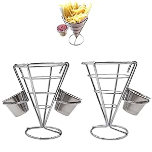 Liwein Stojak na Frytki ze Stali Nierdzewnej