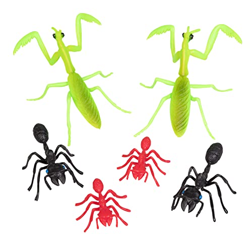SCS Direct Bug Toys 30PCS – Large Insect & Spider Figures Playset with Grasshoppers, Beetles, Arachnids & Crawly Bugs – Realistic Plastic Animal Toys for Kids, Educational STEM Learning, Party Favors