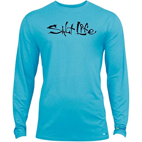Salt Life Boys' Unisex Kids Signature Icons Long Sleeve Performance Tee T-Shirt