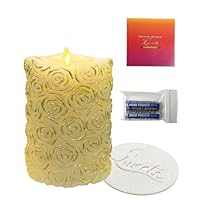 Amazon.co.jp : Lunate ルナーテ ムービングキャンドル ローズ