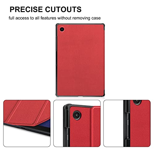 yeacher Capa protetora de 10,5 polegadas compatível com capas para tablet Galaxy Tab A8 2021 com rec