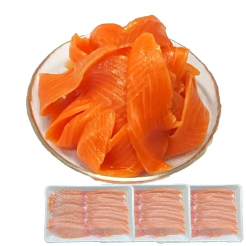 ま印水産 (業務用)サーモンスライス 刺身用 340g(17g20枚入)×3パック 冷凍 真空パック 鮭 サケ さけ サーモン さーもん 刺身 切り身 大容量 トラウト 寿司ネタ