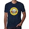 Guns N Roses T Shirt Classic Band Logo Official Mens Navy Blue Snow Wash XXL #1