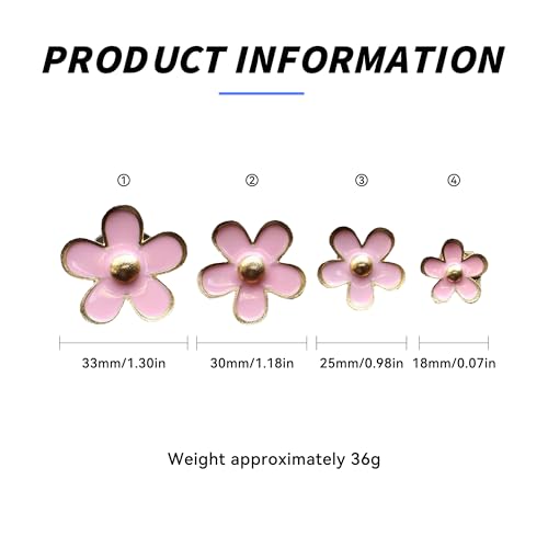 Image of 4PCS Car Daisy Flower Air Vent Clip, Cute Auto Outlet Air Conditioning Clip, Sweet Girly Vehicle Fresheners Gift for Women Girls, Car Interior Decor Universal Fit (Pink, Vanilla)