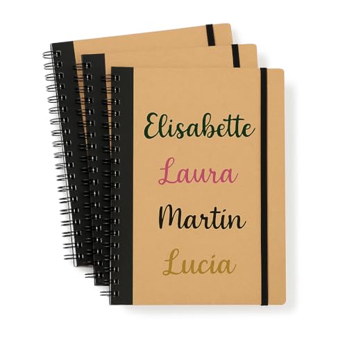Pegatina vinilo transparente con NOMBRE personalizado, calcomanías personalizadas con texto, nombre Etiquetas n material escolar. Para libretas, tazas, botellas, personalizadas, globos.. (10 cm largo)
