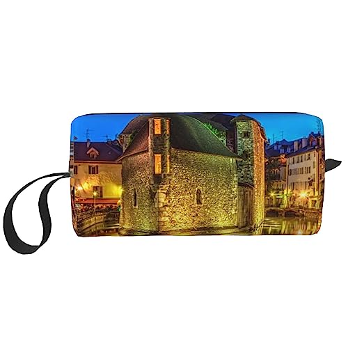 Borsa per il trucco da viaggio borsa da toilette portatile cosmetica da di grande capacità da in carcere e canale portaoggetti multifunzione