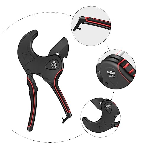 Hemobllo 1 Unidade tesoura de mangueira cortador de mangueira cortador de tubos durável tesoura para