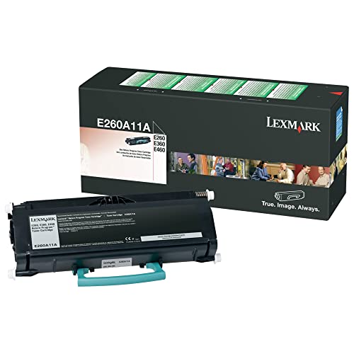 Lexmark E260A11E toner noir haute précision et régularité de l'encre pour série E