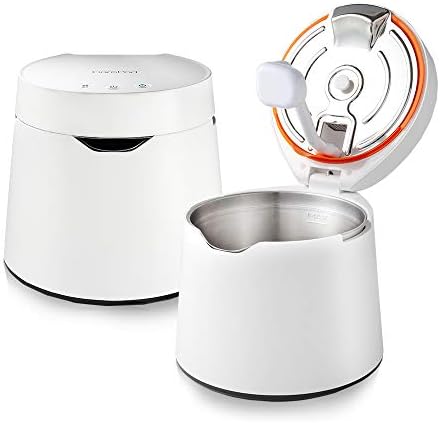 CarePod 31S Stainless Steel Ultrasonic Cool Mist Humidifier Whisper-Quiet Easy Clean for Large Room 1gal (4liter), Only 3 Washable Parts, Auto Shut-off, Reusable Filter Aroma Diffuser