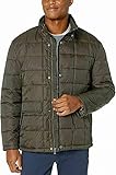 Cole Haan Signature Men's Box Quilt Jacket, Olive, Medium