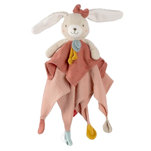 Fehn Doudou Lapin NATUR - Compagnon de Jeu et Doudou en Coto