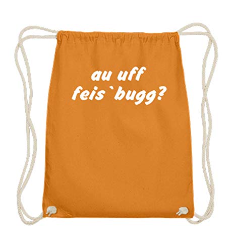 Sac de gym en coton orange pour le sport et les loisirs