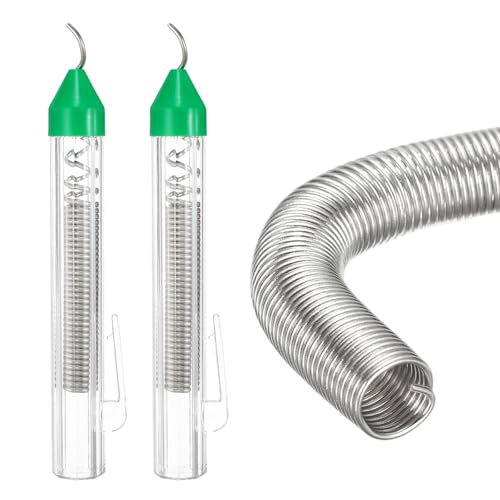 sourcing map Filo di stagno per saldatura senza piombo, diametro 1,8 mm, 20 g ciascuno, per saldatura elettrica, circuiti stampati, fai da te, saldatura, 2 pezzi