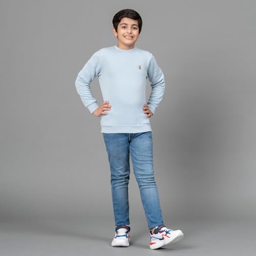 Image of Red Tape Boy's Cotton Blend Crew Neck Sweatshirt