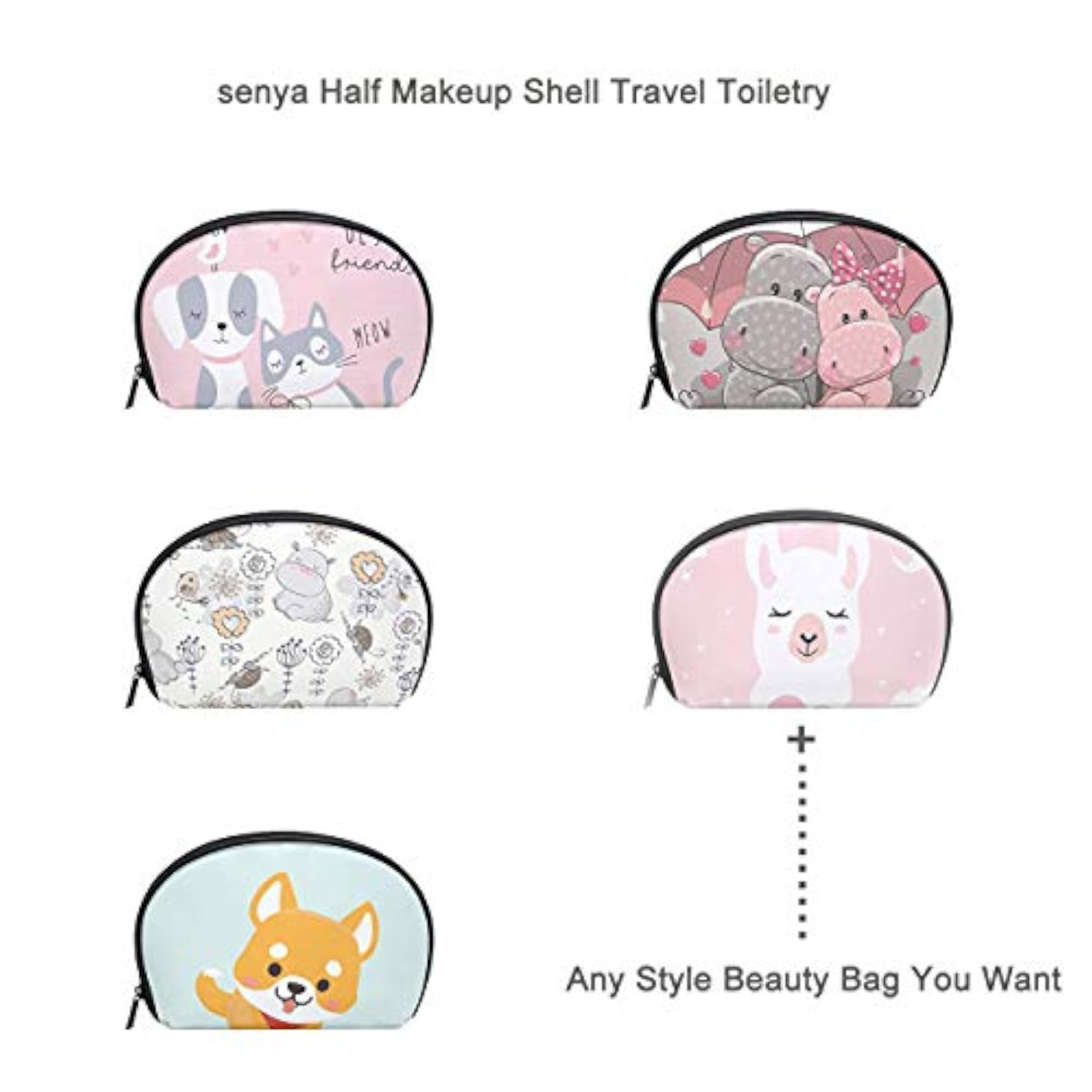 Travel Cosmetic Bag, Portable Makeup Organizer