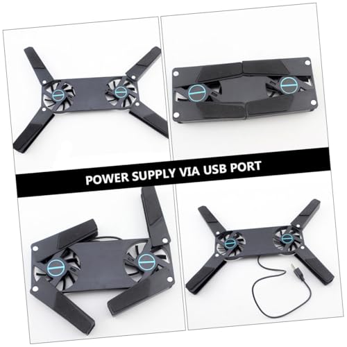 STOBOK 2 Pcs Base Refrigerante USB para Laptop con Ventiladores miniatura 3