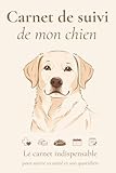Carnet de suivi pour chien – Santé, vaccinations, poids, éducation et budget | Journal complet pour propriétaire de chien: Carnet santé chien avec ... éducation canine et organisation annuelle