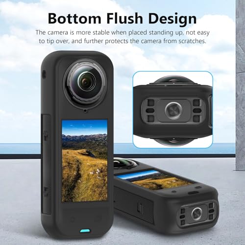 Funda de silicona para Insta360 X5, protección total miniatura 6