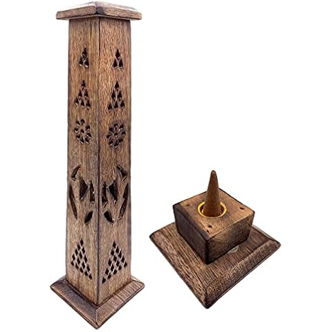 Support encens Snadi Tour en Bois Cover