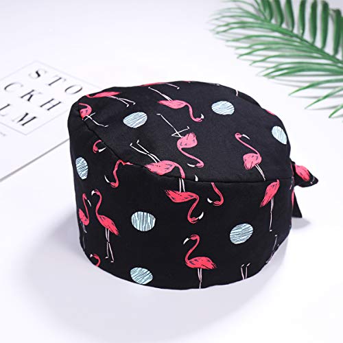 image for TENDYCOCO Scrub Hat Cotton Surgical Scrub Cap Adjustable Working Hat f