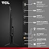 TCL Téléviseur intelligent Q6 QLED 4K UHD de 50" avec Fire TV (50Q651F, modèle 2025) Dolby Vision, HDR PRO+, Dolby Atmos, Alexa intégrée avec télécommande vocale, compatibilité Apple AirPlay 2
