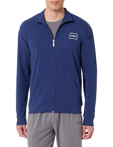 HUGO Laze Zip Jacket 10261152 01 Veste de détente, Bleu foncé, L Hommes